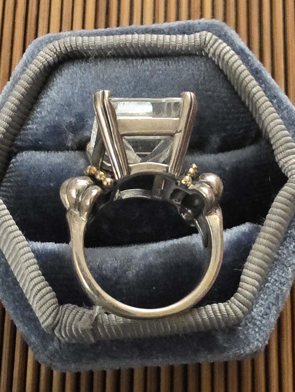 925,18k Lagos Topaz Ring - Picture 9 of 13